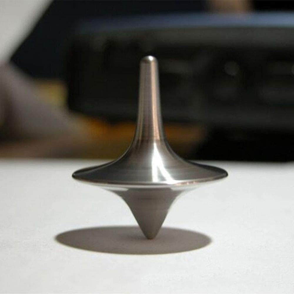 Spinning Tops, Portable Precision Metal Spinner Top Premium Exquisite Perfect Balance Desktop Gyro Vintage Totem, Zinc Alloy Spinning Top Desk, Novelty Spinning Tops — image 1