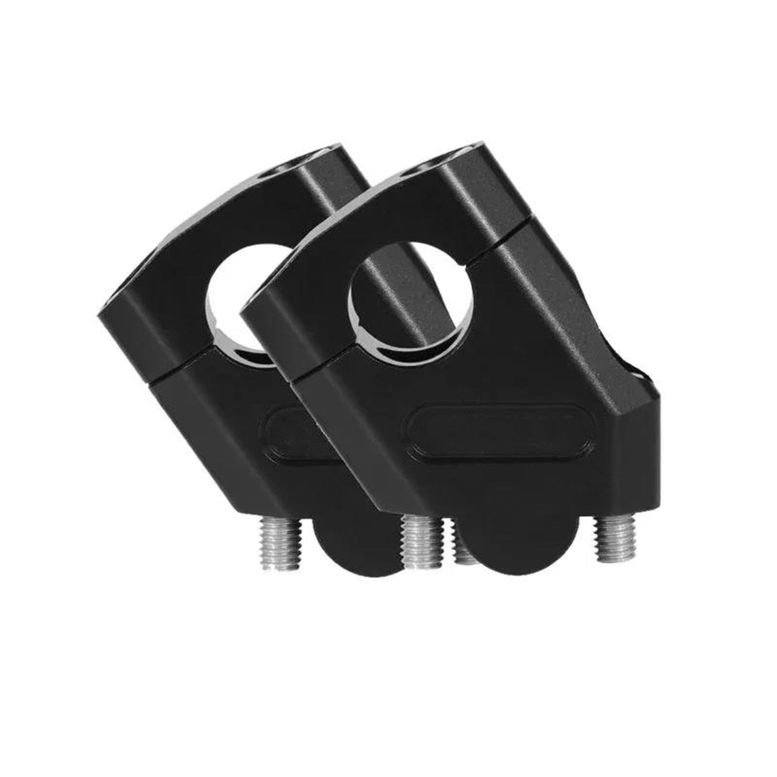 Supporto Manubrio Moto Riser Manubrio Morsetto 28mm 22mm per Y&amaha FZ6 S2 FZ 6 per FAZERMT-07 MT-09 MT07 MT09 MT 07 MT 09 Rialzatore Manubrio(Nero,28mm)