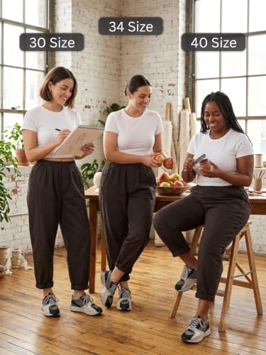Image of Leriya Fashion Trouser for Women High Waist Wide Leg | Grey Trousers Office Wear Pleated Korean Pants for Womens | Loose Fit Korean Baggy Trouser Pant