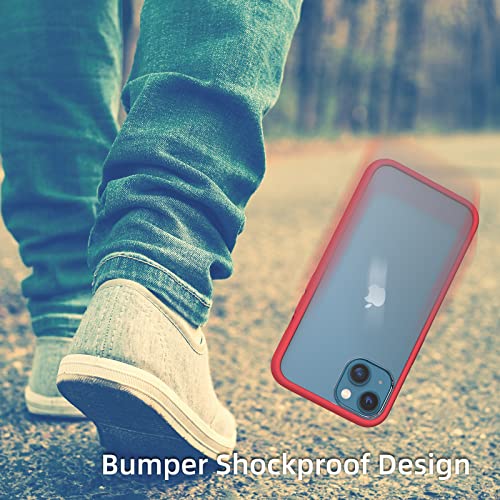 Coque iPhone 13 rouge anti-rayures pour éviter la casse de l'appareil photo