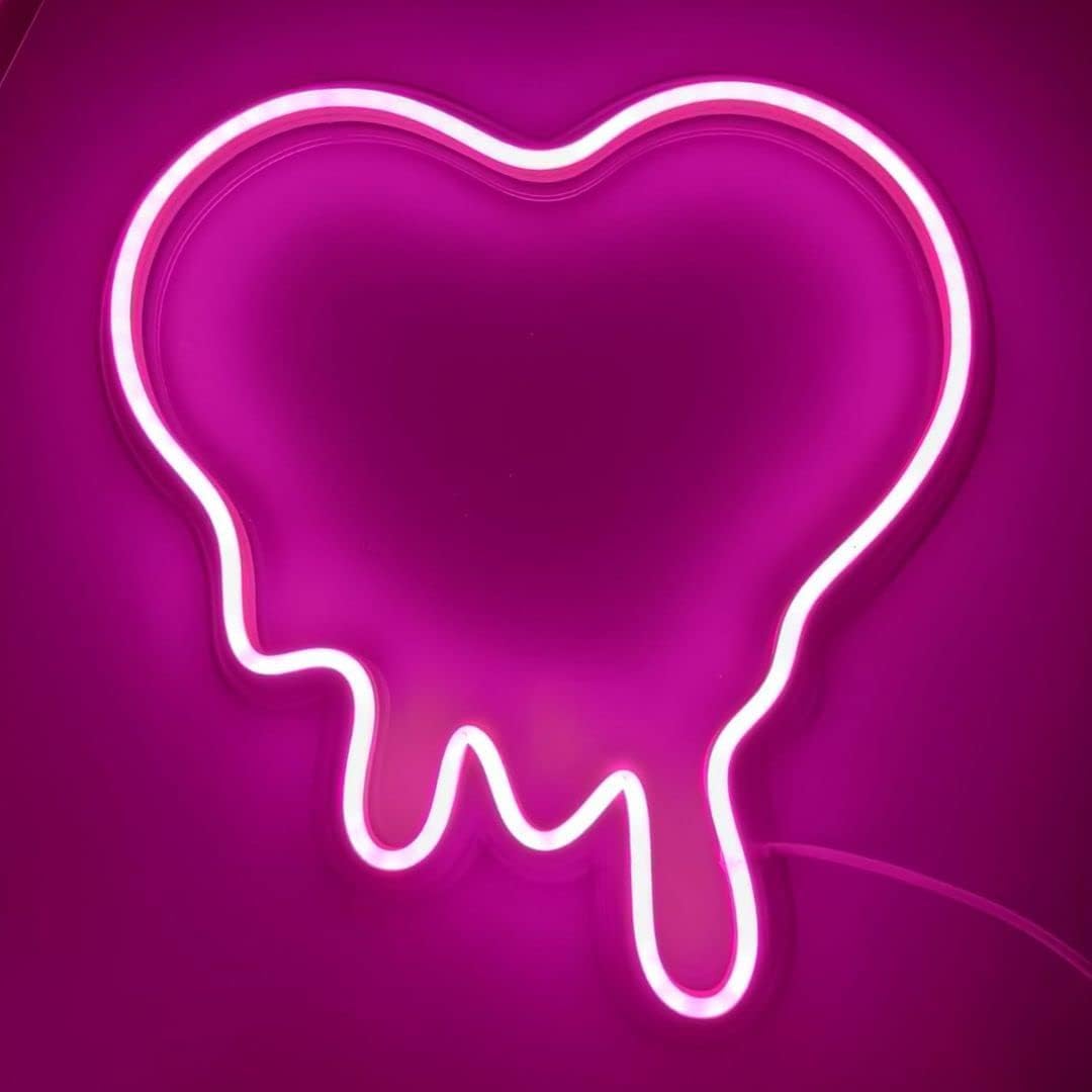 Zesta Neon Sign Board LED Neon Light | Neon Lights for Room Bedroom Decor | Good Vibes Wall Aesthetic | LED Signs for Room Decoration, Logo Light Display