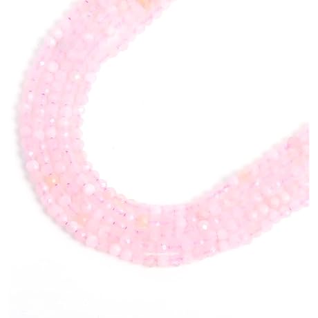 Radiant Morganite Bead Symphony: Enhance Jewelry Craft with Shimmering Hues