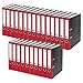 Produktbild VON Leitz Ordner A4, 25er Pack, 100 % Recyclingpapier, 50 mm Rückenbreite, Für 350 Blatt, Blauer Engel & FSC-zertifiziert, Für Schule, Studium & Zuhause, Rot, 10540025