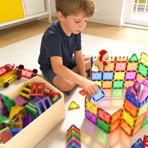 Coodoo 40-Piece Magnetic Tiles Starter Set — view 5