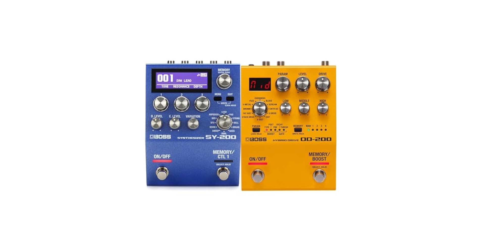 Amazon.com: Boss SY-200 Guitar Synthesizer and OD-200 Hybrid