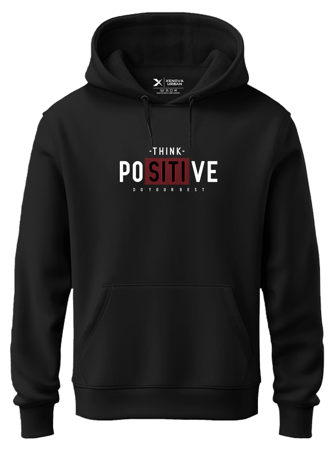 xenovaurban Hoodie for Men/Women | Unisex fit Cotton Fleece Hooded Sweatshirt - POSIT1-picture-31