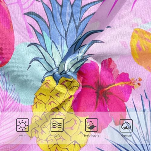 Toddler Girls Underwear 2t Cotton Cute Panties Girl Bright Kids Briefs Undies Tropical Pink Flamingos Pineapple3