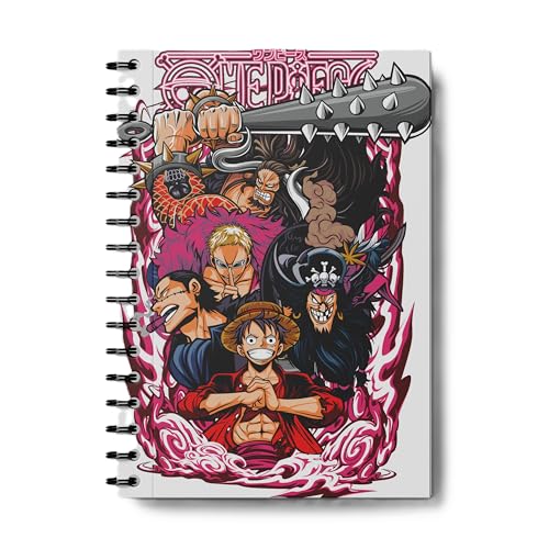 Image of One Piece Wiro Journal Notebook | 80 gsm Paper With 350GSM Hard Cover | Unruled | Pages - 160 | A5 Size | Wiro Binding | Versatile for School, Home & Office