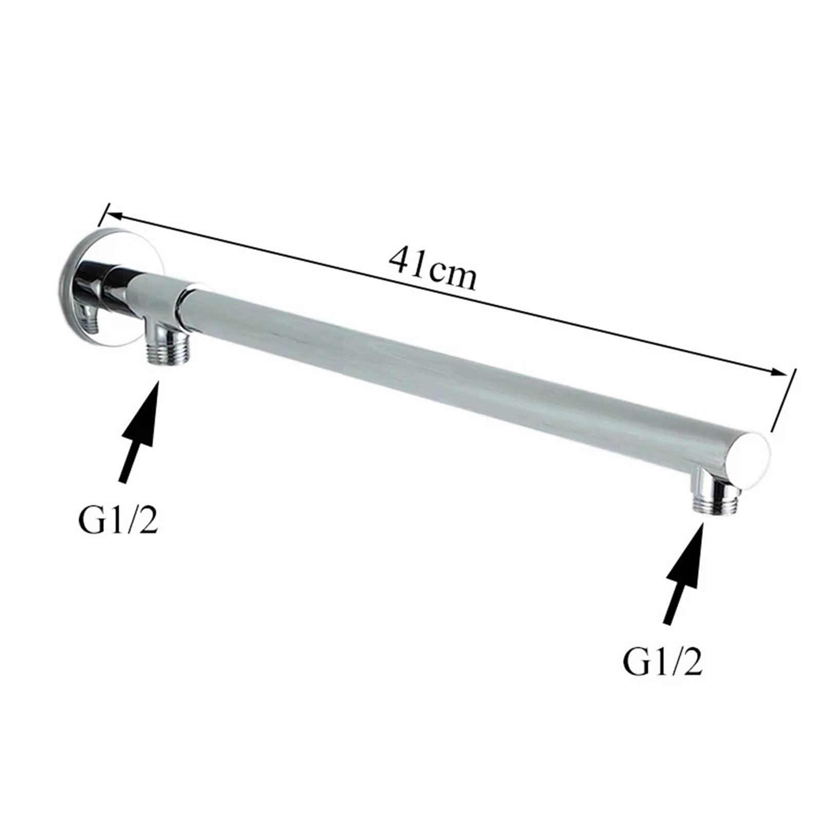 Kwadratowa głowica prysznicowa 20 cm mosiężne ramię prysznicowe 38 cm 150 cm wąż ze stali nierdzewnej montowana na ścianie głowica prysznicowa z opadami deszczu dla luksusowej łazienki