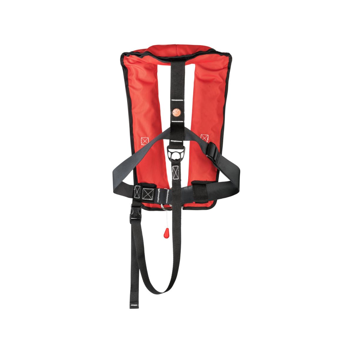 Set di 2 12skipper giubbotti di salvataggio automatici 300N ISO UML con imbragatura incl. 2 kit di manutenzione, rosso