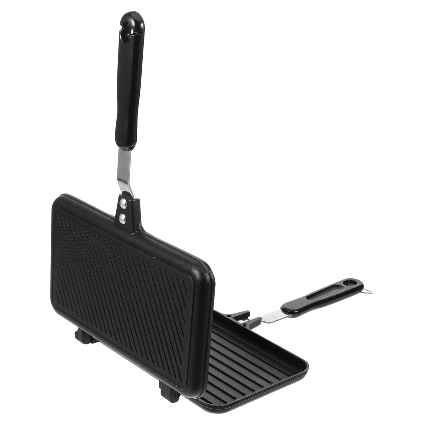 FUNOMOCYA Sandwich Press Pan Double Sided Sandwich Maker Aluminum Non Stick Grill Omelette Tray
