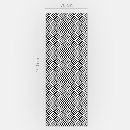 Stickers pour Réfrigérateur couvrant cuisine décalcomanie géométrie en zigzag 70x190
