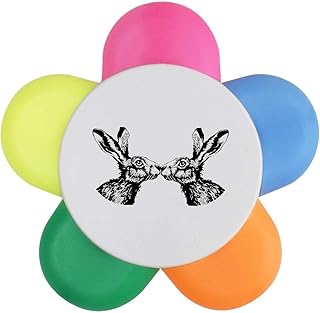 Azeeda 'Hare Couple' Flower Shape Highlighter...