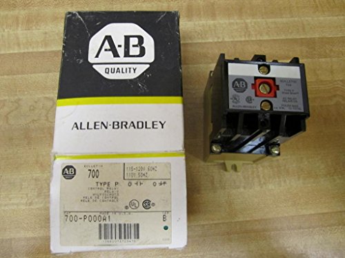 ALLEN BRADLEY 700-P000A1 10 AMP, Coil, Blank Contacts, 120 Volt AC, Heavy Duty, Relay, Industrial, NEMA Style