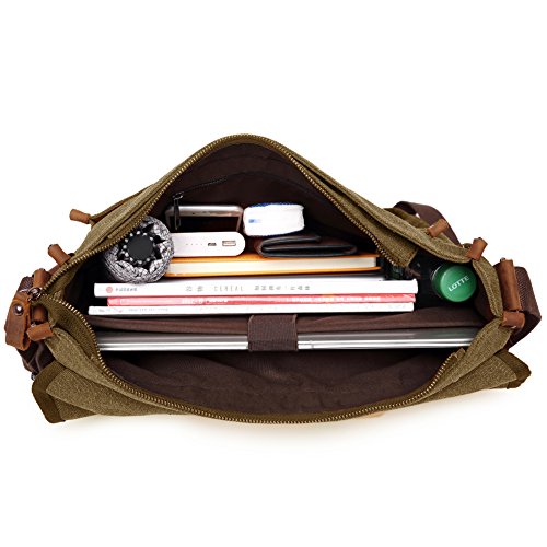 Vintage Military Messenger Bags Men Women Canvas Shoulder Bag Satchel