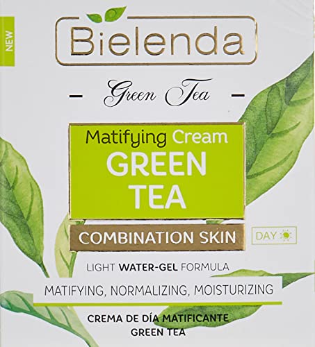 Bielenda Green Tea Mattifying Normalising Face Cream for Combination Skin Day 50ml, 50 ml (Pack of 1) - Image 2