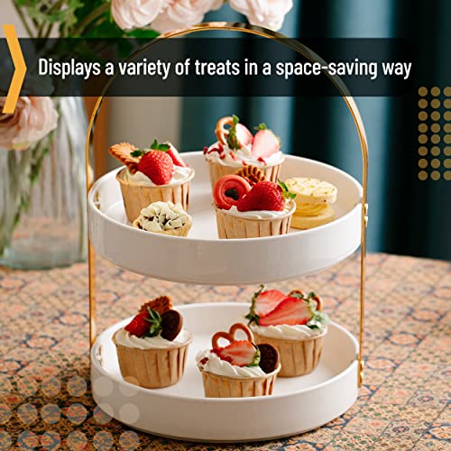 Brew To A Tea Btat- Cake Stand 2-Tiers thumb #2