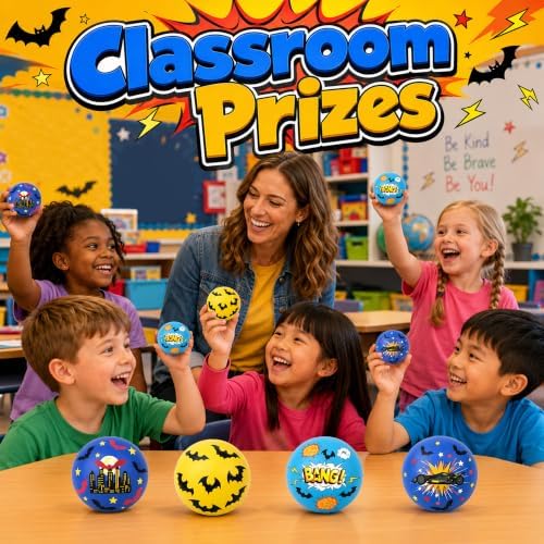 Dark Shadow Pal Party Favors for Kids, 36 Pcs Foam Stress Balls, 1.97 " — 사진 5