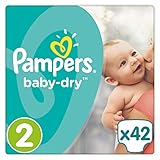 Pampers Baby-Dry Gr. 2,3-6kg, 42 Windeln, 4er Pack (4 x 42 Stück), 1 Packung = 1 Impfdosis