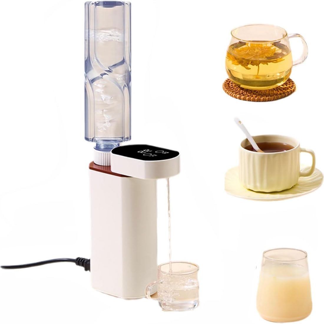 Hervidor eléctrico portátil y dispensador instantáneo de agua con 5 temperaturas
