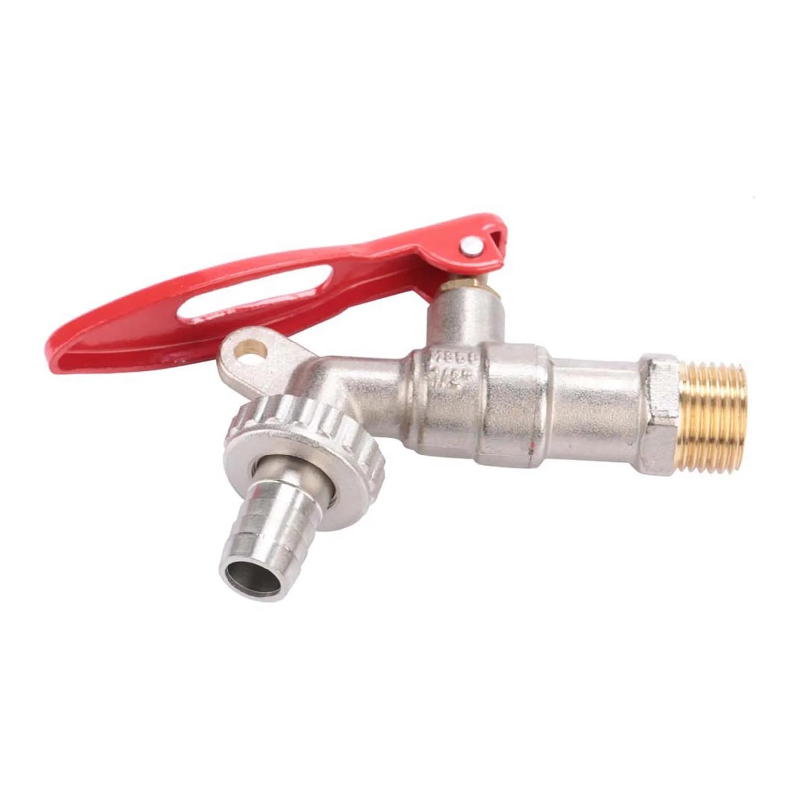 Grifo de agua con cerradura, rosca de latón de 1/2 pulgada, herramienta de jardín para uso doméstico, solución de riego duradera