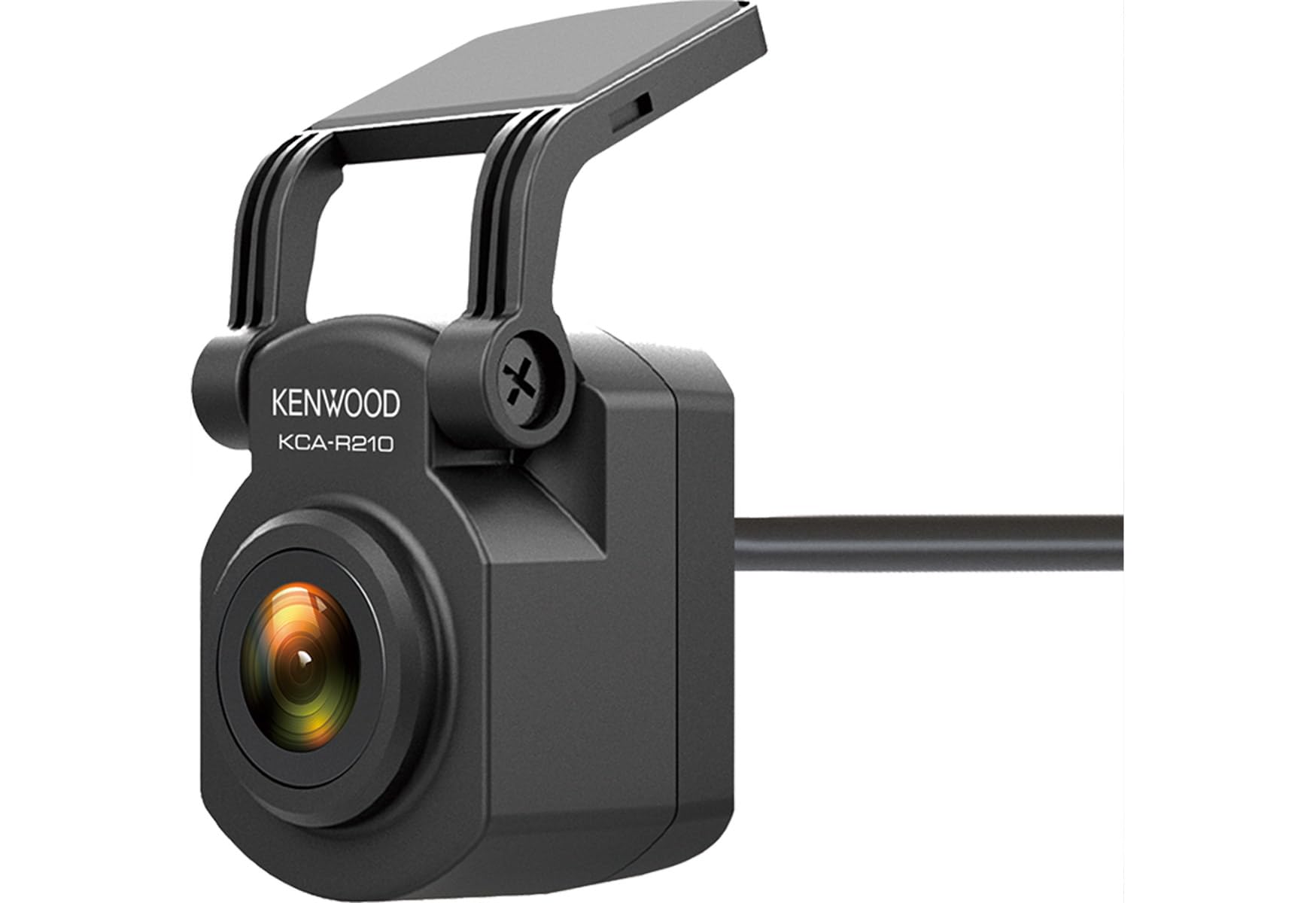 KENWOOD KCA-R210, Videocamera posteriore Quad HD 2K, impermeabile IP67, collegabile a DRV-A610W per consentire la registrazione simultanea della videocamera anteriore e posteriore.