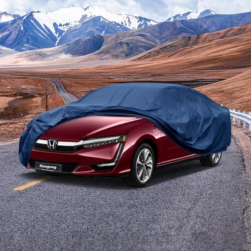 Image of Kaugung Heavy Duty Car Cover Custom Fit Honda Clarity (2016-2025),Waterproof All Weather Resistant Outdoor Sun Rain Dust Snow Protection with Anti-Theft Lock.(USA Warehouse,Within 3-7 Days)