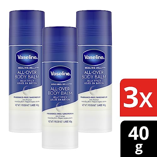 Vaseline All Over Jelly Balm Stick Healing Jelly Skin Care Unscented 40g (Pack of 3) - Image 3