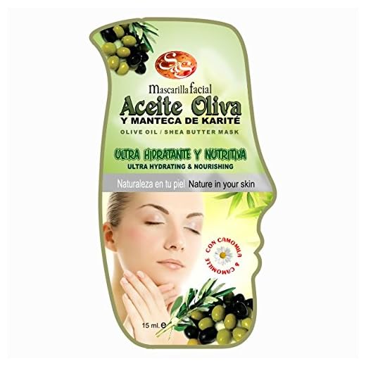 Laboratorio SyS Mascarilla Facial Aceite de Oliva y Karite - 24 Paquetes de 1 x 15 ml - Total: 360 ml