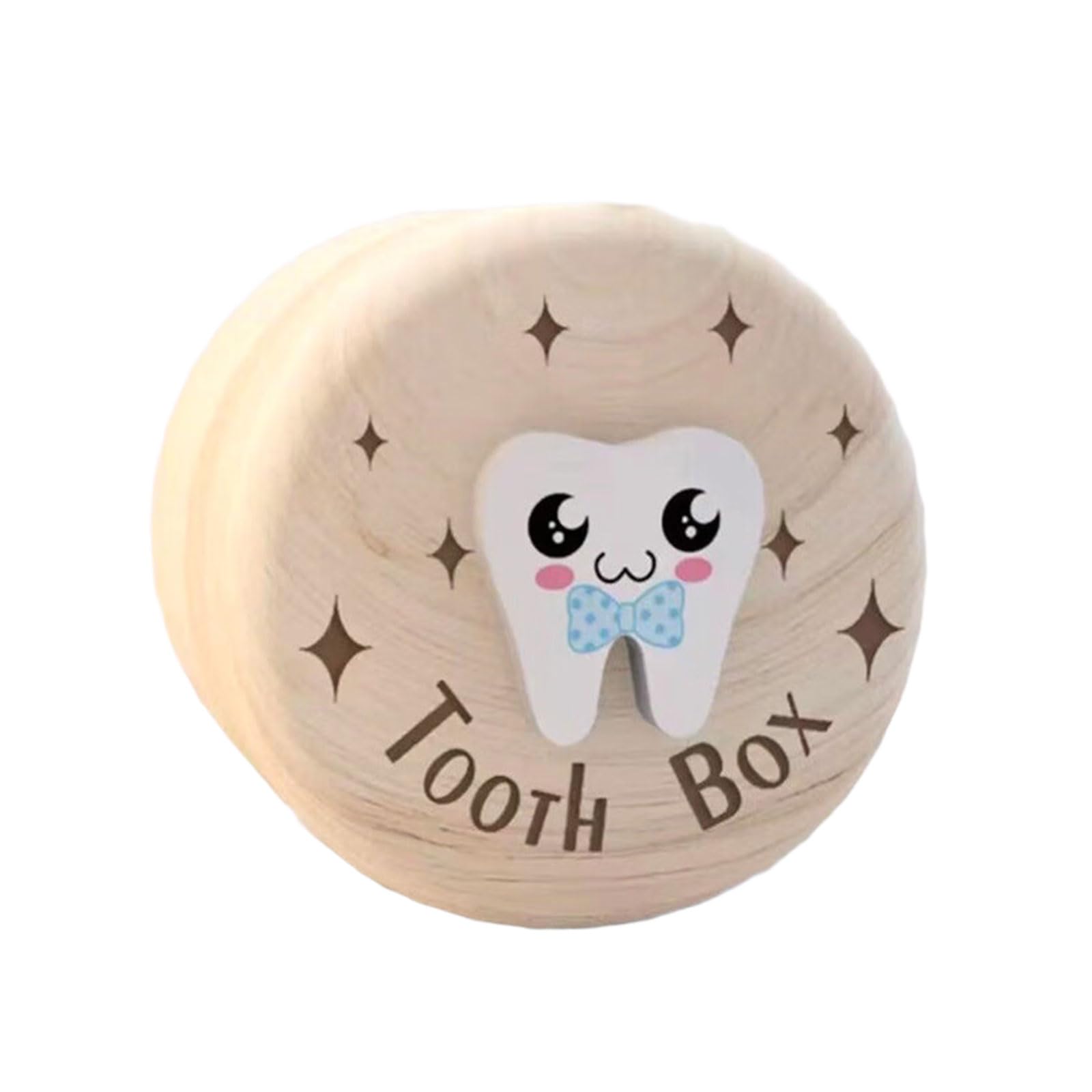 HDOYTXXM Wood Baby Tooth Holder Travel Friendly Storage for First Teeth Keepsakes Nursery Organizers Boy Girl Wood Tooth Holder