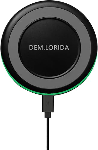 Dem.Lorida15w - Alfombrilla de carga inalámbrica rápida para teléfono 14 Pixel 7 Pro 6 5 4 3 XL, Galaxy S23 Ultra S22 S21 S10 S8 Z Flip4, teléfono