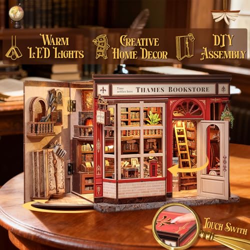 CUTEBEE Thames Bookstore Book Nook Kit thumbnail 3