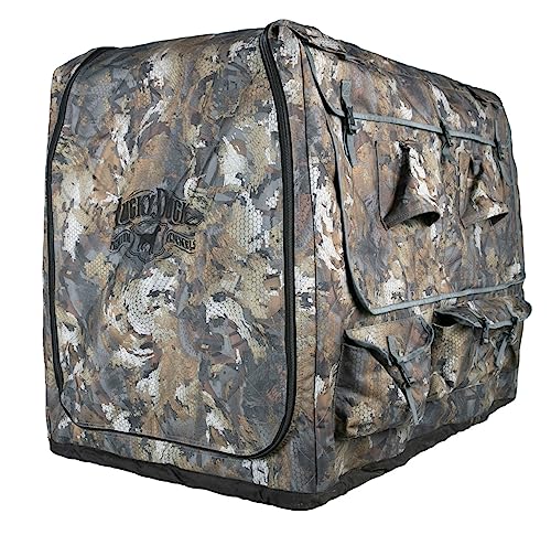 Lucky Duck Weather Protection Kennel Covers, Large, Optfifade Timber