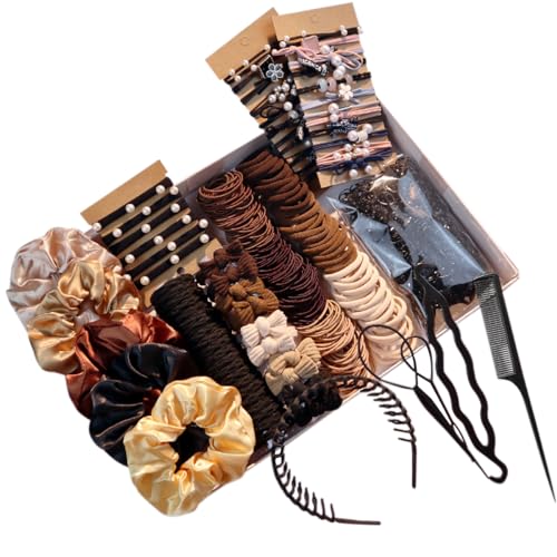 Hair Accessories Set for Women, Ponytail Holders, Hair Scrunchies...