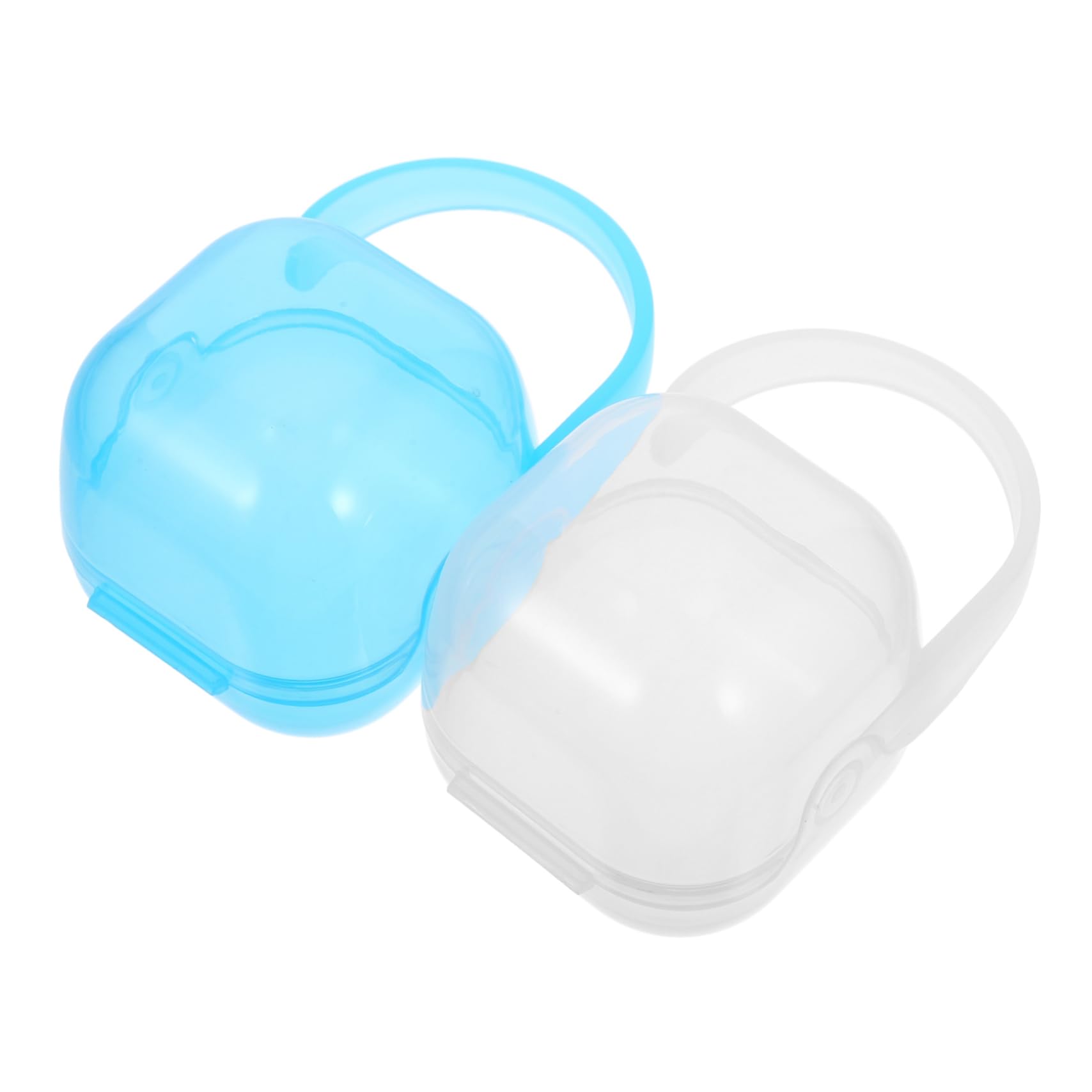IWOWHERO 2Pcs Case Reusable Pacifier Holder for Storage Travel Portable Dustproof Accessory Durable Material for Safe Use