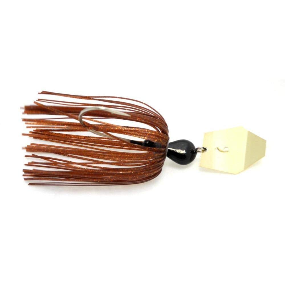 Z-Man Chatterbait, Chartreuse/White/Gold Blade, 3/8-Ounce, Jigs