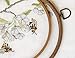 Embroidery Hoop Frames by Celley, Vintage Imitated Wood Design, Sizes from 5.5 Inches to 10.2 Inches, 4 Pcs