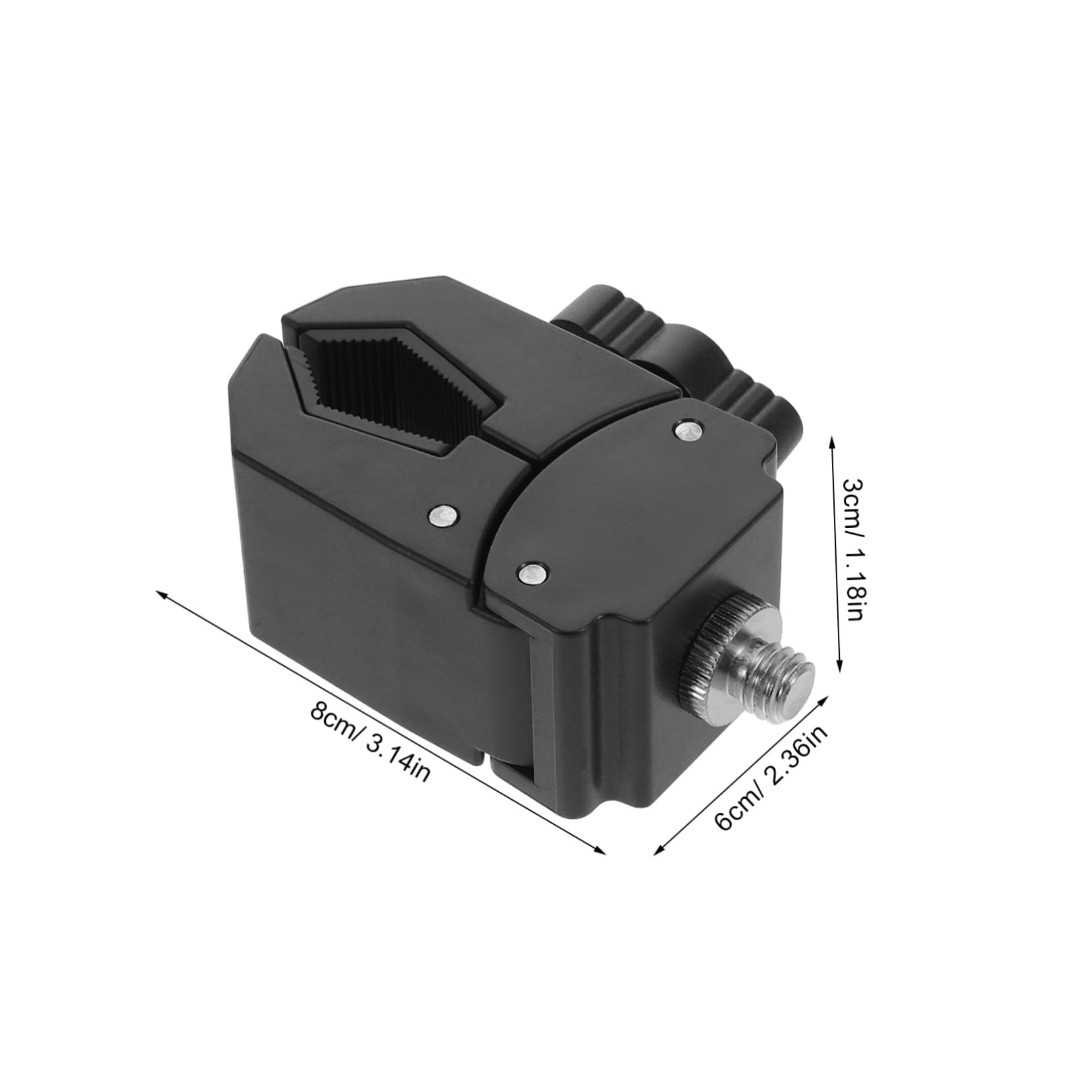 BESTonZON Plastic Microphone Stand Clamp Durable Mic Holder Clip for Tripods and Boom Arms Quick Installation Fit for Enhanced Stability and Easy Setup