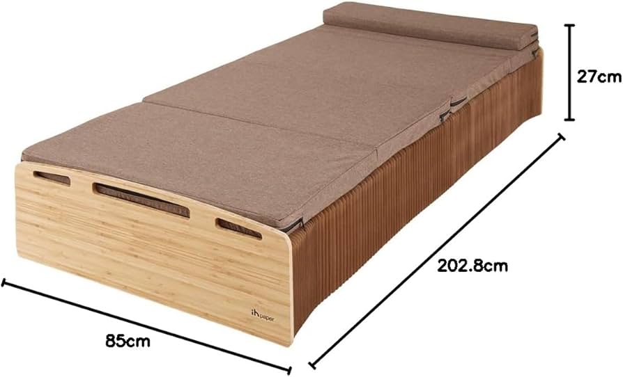 リコメン堂 ベッド シングル 折りたたみ 伸縮式 ペーパーベッド 51E5rrOxbSL._AC_UF894,