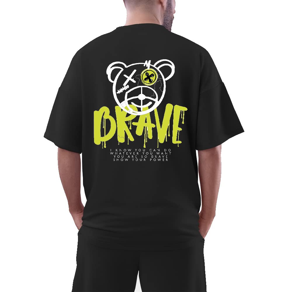 The Modern SoulMen's & Women Oversized T-Shirt (X-Large, Black)