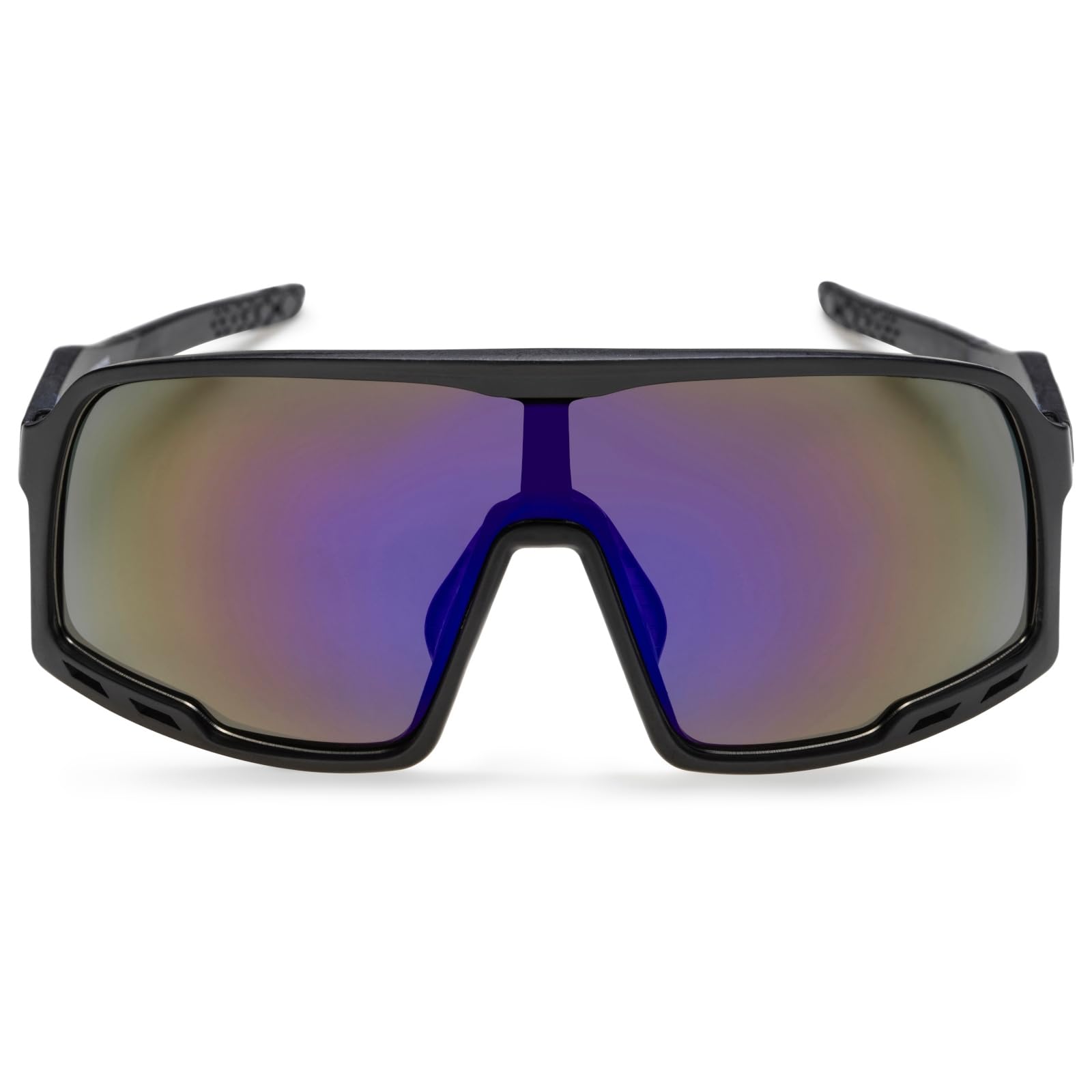 CHPO Henrik Sonnenbrille Matte Black/Blue Polarized