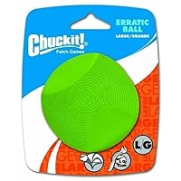 Algopix Similar Product 12 - ChuckIt Dog Erratic Ball Large