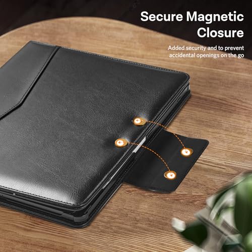 Image of CoBak Premium PU Leather Case for 11 inch Kindle Scribe 3rd Gen 2025, Kindle Scribe Colorsoft, TouchPad D10, Folio Cover with Pen Holder, Auto Sleep /Wake, Card Slots & File Folders, Not for Remarkable