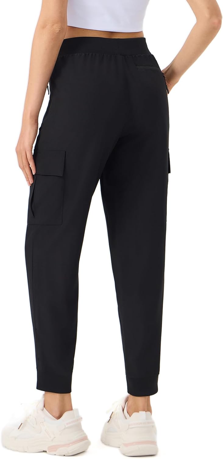ZENGVEE Women's Quick Dry Hiking Cargo Pants with 5 Pockets Lightweight Athletic Travel Outdoor Joggers Casual Track - Image 2
