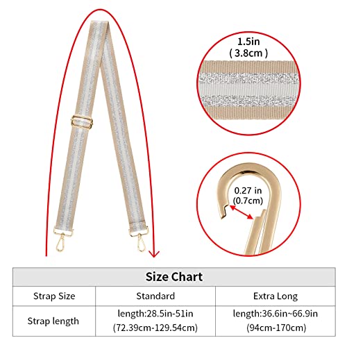 Image of ZOOEASS Wide Shoulder Strap Adjustable Replacement Belt Crossbody Canvas Bag Handbag