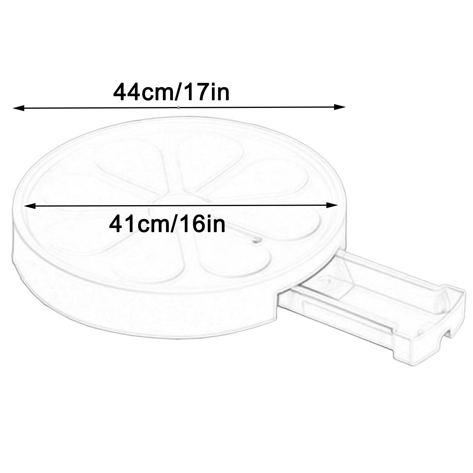 Abtropfschale für Innen- und Außenbereich, Blumentöpfe mit Ablauflöchern und Wasseraufbewahrungsbox, 30 cm, perfekt für Garten und Zuhause