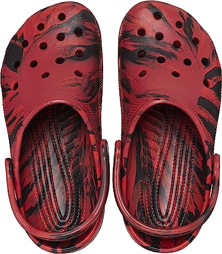 Image of Crocs Unisex Adult Classic Marbled Tie-dye Clogs