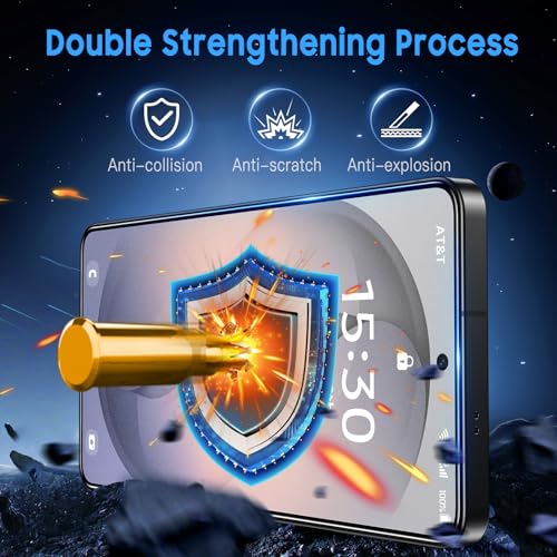 Image of Uyiton for Samsung Galaxy S26 Plus Matte Screen Protector - 2 Pack | Fingerprint Unlocking, Anti‑Glare & Anti‑Fingerprint, Bubble‑Free, Easy Install, HD Clarity, Smooth Matte, 9H+ Hardness.