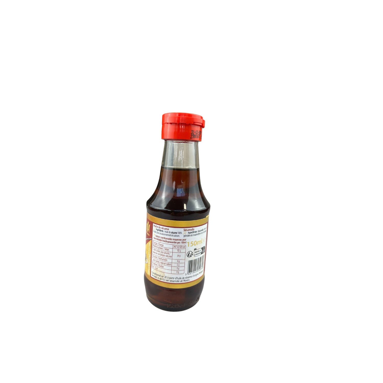 MEI ASIA - Huile de Sésame 100% Pure - Arôme Torréfié Intense - le flacon de 150mL - Le Lot De 3