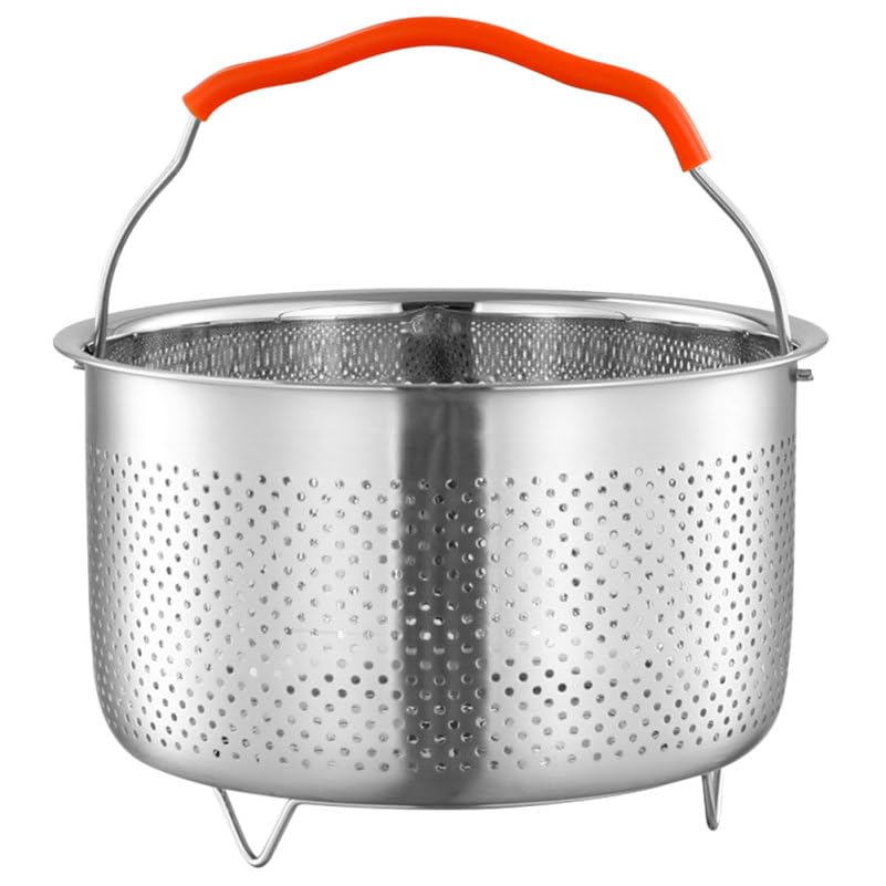 Panier cuisson vapeur inox pour réussir le riz sans coller 6L